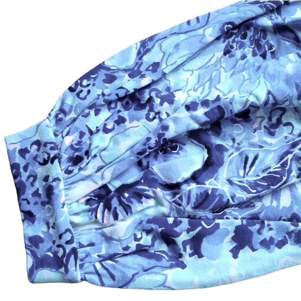 LILLY PULITZER ROUND NECK COASTAL BLUE SWEATSHIRT BARTLETT CATCH N KEEP DRESS XL - Picture 6 of 15